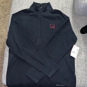 Brand New, never worn, Marmot size large men’s rocklin 1/2 zip sweatshirt